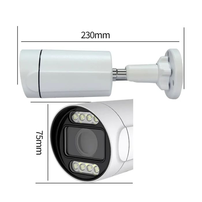 IP-відеокамера з WiFi 4Mp Light Vision VLC-5268WI(Tuya) f=3.6mm, ІЧ+LED-підсвічування, з мікрофоном