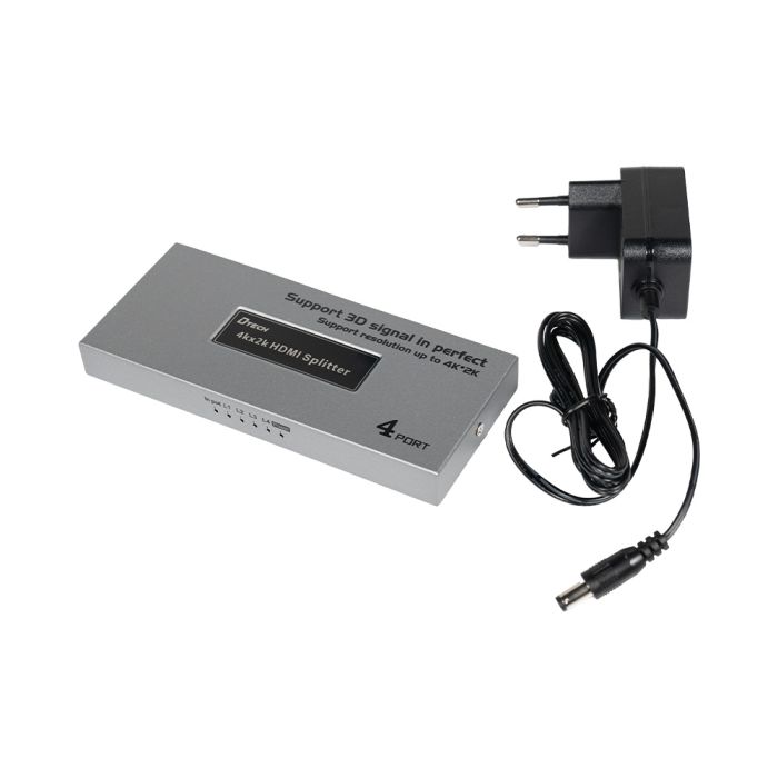 Розгалужувач відеосигналу 4K HDMI 1x4 Dtech DT-7144A(MS)