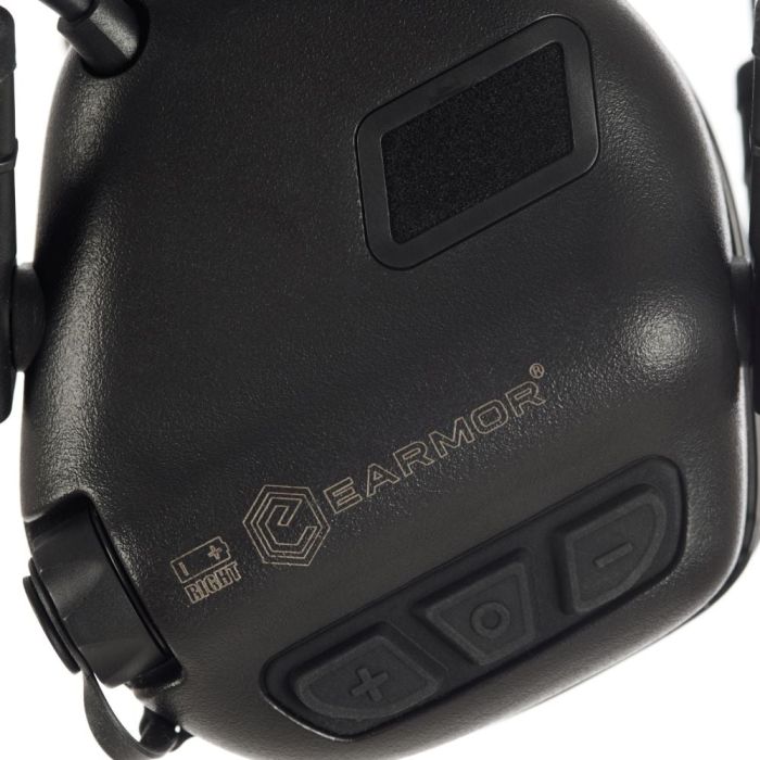 Активні захисні навушники Earmor M32 Plus (BK) Black з гарнітурою
