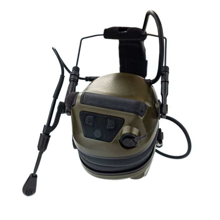 Активні захисні навушники Earmor M33 (FG) Olive з Bluetooth та гарнітурою