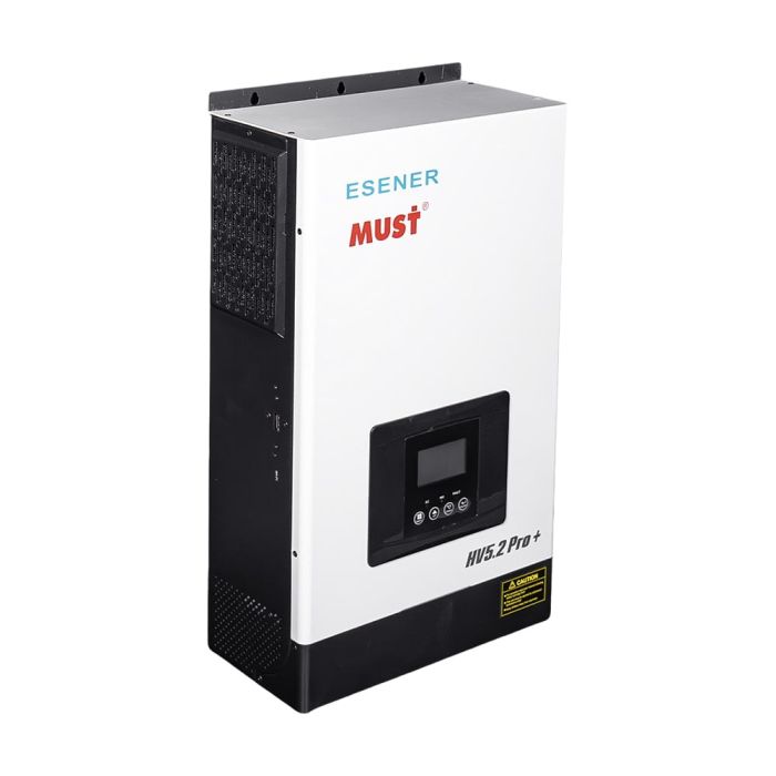 Автономний високочастотний інвертор 5.2kW Must PV18-5248 PRO DC48V - 5.2KVA/5200W WiFi, з комплектом для паралельного підключення