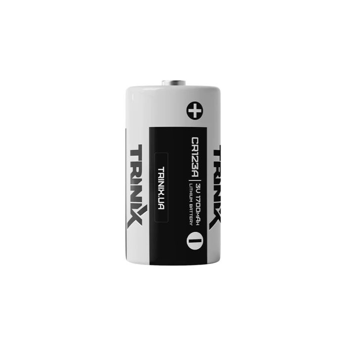 Комплект Trinix: батарея CR123A 3V LiMnO2 1700mAh (2 шт.) для датчиків Ajax, Tiras Orion Nova X, TriniX