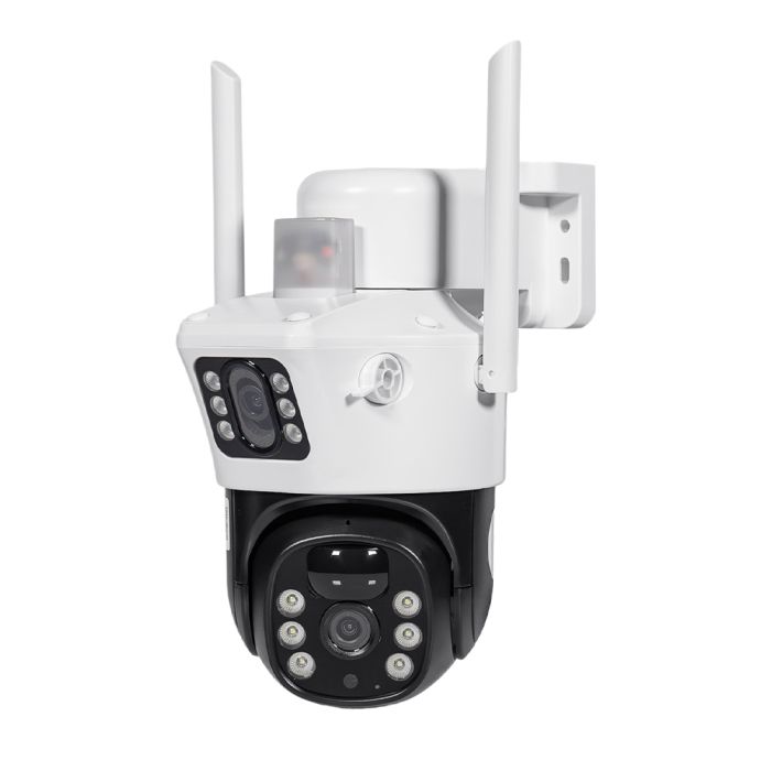 IP PTZ-відеокамера автономна з 4G та сонячною панеллю Light Vision 2Mp+2Mp VLC-9192IG/2C (Solar) White f=4mm, на акумуляторних батареях