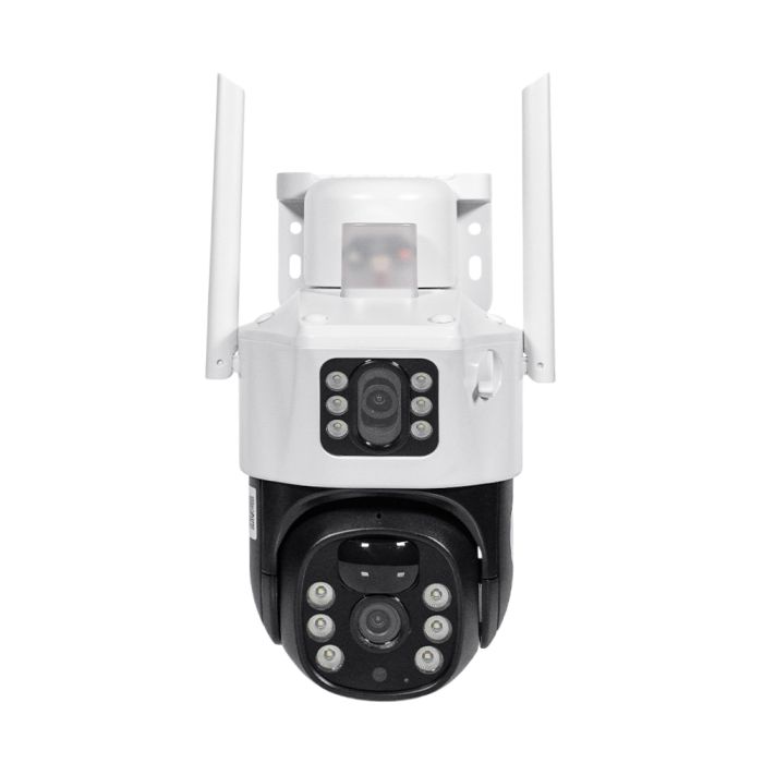 IP PTZ-відеокамера автономна з 4G та сонячною панеллю Light Vision 2Mp+2Mp VLC-9192IG/2C (Solar) White f=4mm, на акумуляторних батареях