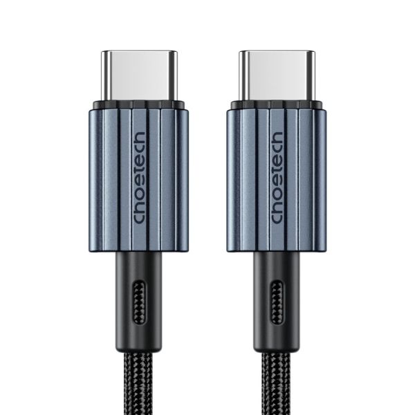 Кабель Choetech ХСС-1014 Black USB-C to USB-C PD60W 1.2m