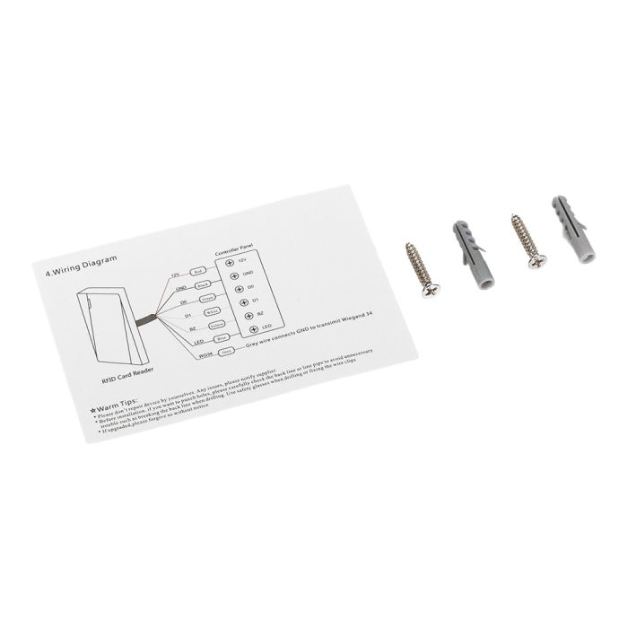 Зчитувач карт EM-Marine Trinix TRR-1201EW White водонепроникний