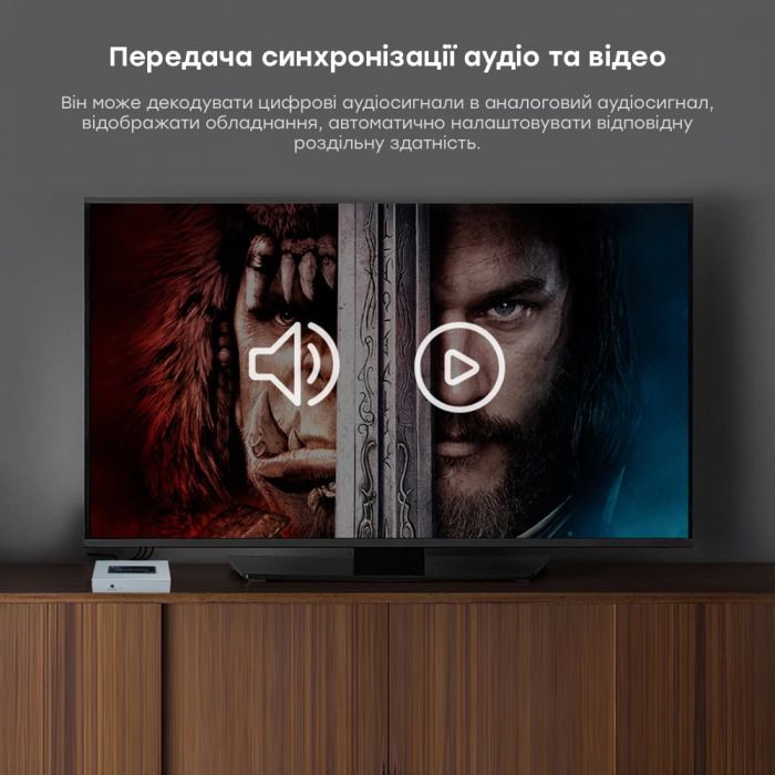 Конвертер відеосигналу HDMI-AV Dtech DT-7019A