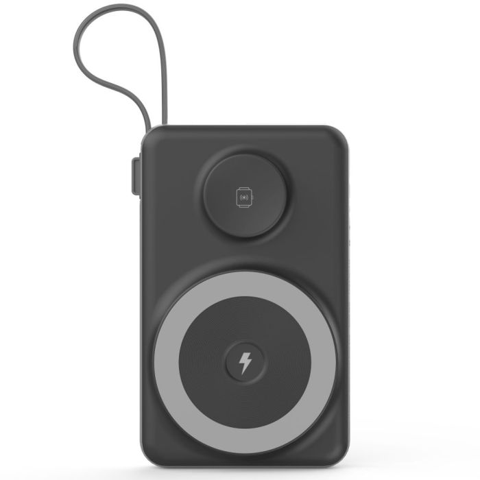 Повербанк 10000mAh Choetech B695 Black QC3.0 PD3.0 бездротова зарядка смартфонів та Apple Watch