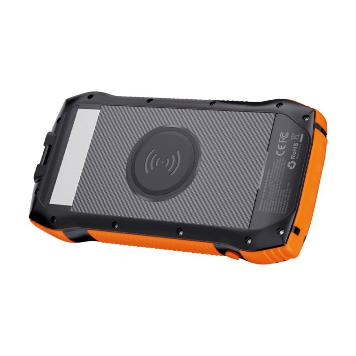 Повербанк з сонячною панеллю 20000mAh Choetech B657 Black PD20W+QC QC3.0 PD3.0 бездротова зарядка