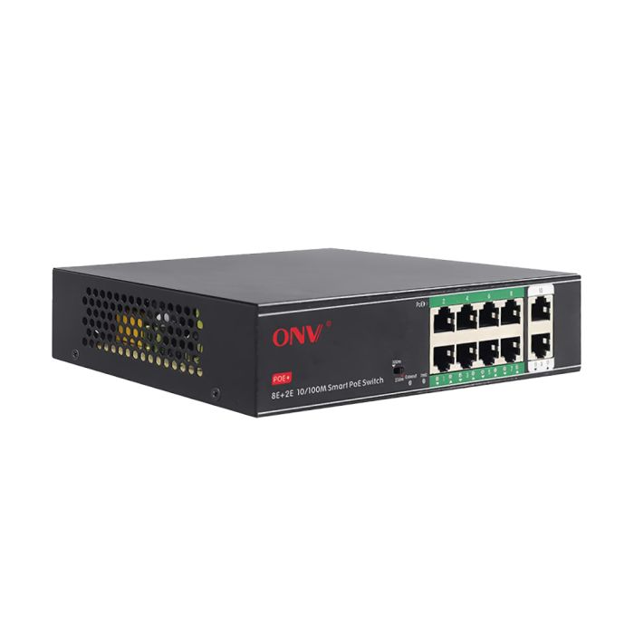 PoE-комутатор некерований 10-портовий ONV-H1108PSD з 8 портами PoE
