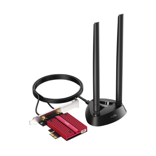 Адаптер WiFi 7 Cudy WE9300S BE9300 PCI Express тридіапазонний з Bluetooth 5.4