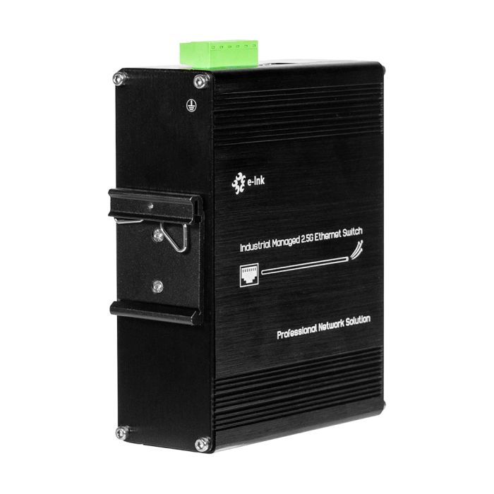 PoE-комутатор 10-портовий керований L2+ E-LINK LNK-IMC208-2.5GPM-SFP+ 2.5G з 8 портами PoE, 240W