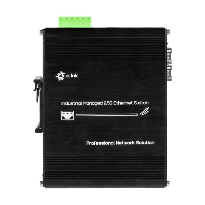 PoE-комутатор 10-портовий керований L2+ E-LINK LNK-IMC208-2.5GPM-SFP+ 2.5G з 8 портами PoE, 240W