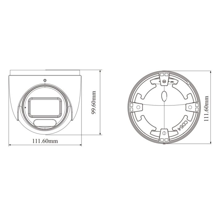 IP-відеокамера 4Mp TVT TD-9545C4(AZ/PE/WR2) Full Color f=2.8-12mm з мікрофоном