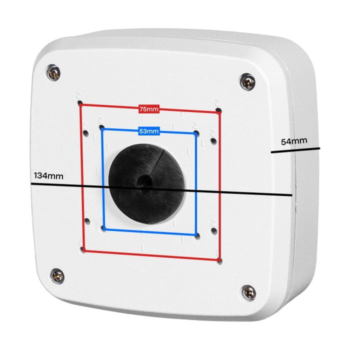 Монтажна коробка Light Vision VLC-07BXD(M), метал, 134*134*54 мм