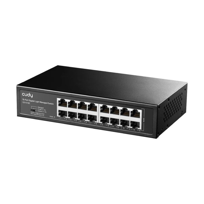 Комутатор 16-портовий Cudy GS1016E гігабітний з функціями керування