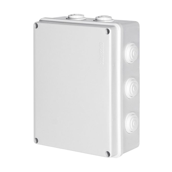 Коробка розподільна з кабельними вводами Light Vision VLC-04BX 200*155*80 мм