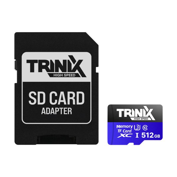 Карта пам’яті Trinix 512GB miсroSDXC з SD-адаптером U3 V30 A1