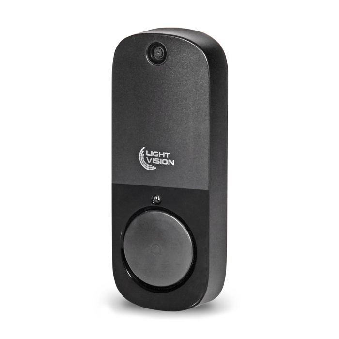 Дверний WiFi дзвінок Light Vision VLC-DR10T(Tuya) Black з ІЧ-датчиком руху