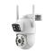 IP PTZ-відеокамера з WiFi 3Mp+3Mp Light Vision VLC-9130WI/2C (Tuya) f=3.6mm+3.6mm, ІЧ+LED-підсвічування, з мікрофоном