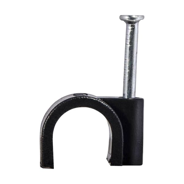 Скоба з цвяхом E-NET 5 мм чорна, 100 штук