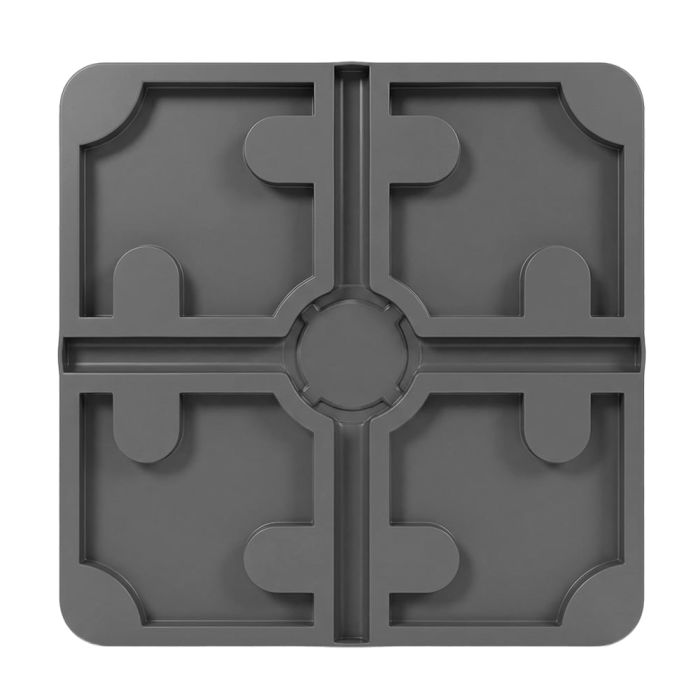 Монтажна коробка Light Vision VLC-02BX, пластик, 130*130*50 мм, графітова