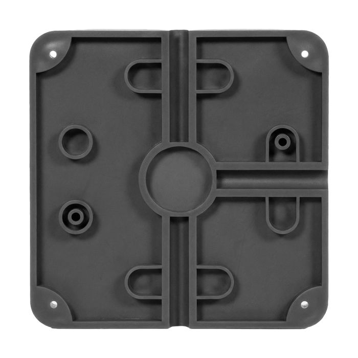 Монтажна коробка Light Vision VLC-08BX, пластик, 130*130*40 мм, графітова