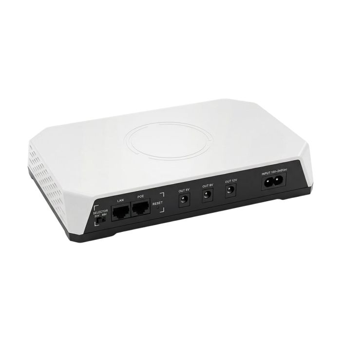 Джерело безперебійного живлення Mini UPS SKE POE-36E-LFP 48V 20000mAh 5V/9V/12V/24V/48V/PoE, LiFePO4 4*5Ah, для роутера і медіаконвертера