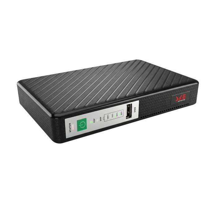 Джерело безперебійного живлення Mini UPS SKE POE-432N 8800mAh 5V/9V/12V/15V/24V/PoE, Li-ion 4*2.2Ah, для роутера і медіаконвертера