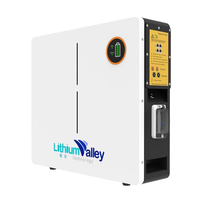 Акумуляторна батарея літій-залізо-фосфатна LiFePO4 100А*год 51.2В 5120Вт*год Lithium Valley LV-BAT-W5.12Ac настінний монтаж