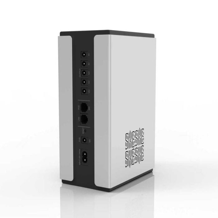 Джерело безперебійного живлення Mini UPS SKE SIRIUS 45W 30000mAh 5V/9V/12V/24V/PoE, LiFePO4 2*15Ah, для роутера та оптичного терміналу