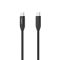 Кабель Choetech XCC-1035 Black USB-C to USB-C PD3.1 240W 1m