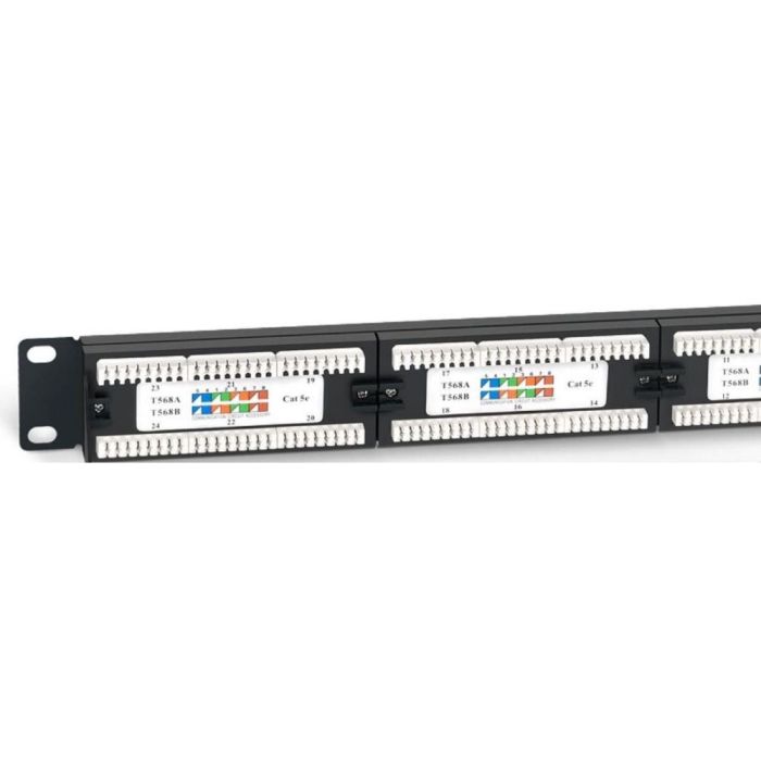 Патч-панель Hypernet 24-порти UTP кат. 5Е 19" PP-KUTP24-NM
