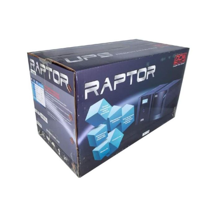 Джерело безперебійного живлення Powercom RPT-1025AP Schuko 1025ВА / 615Вт лінійно-інтерактивне