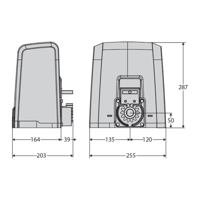 Автоматика для відкатних воріт BFT DEIMOS BT A400 KIT комплект