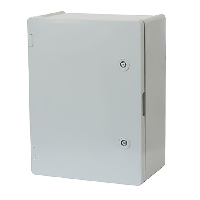 Щит ERKA 024 400 x 500 x 210 мм з монтажною панеллю і опаловими дверцятами