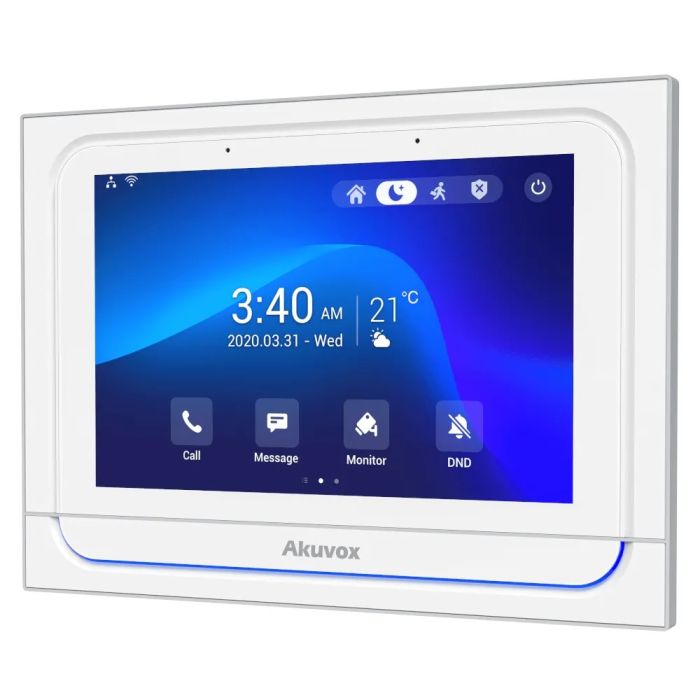IP-відеодомофон з Wi-Fi 7" Akuvox X933W White