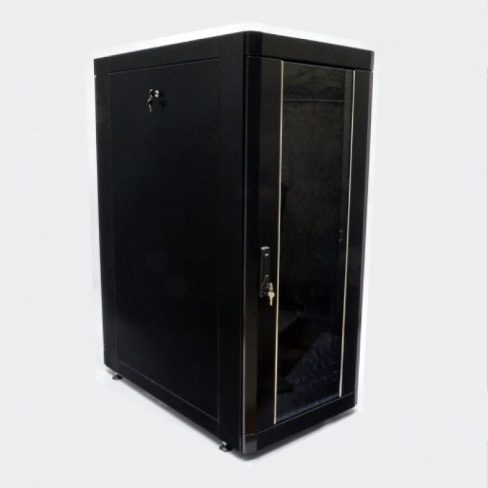 Шафа серверна CMS 24U 610 х 1055 UA-MGSE24610MB посилена для мережевого обладнання