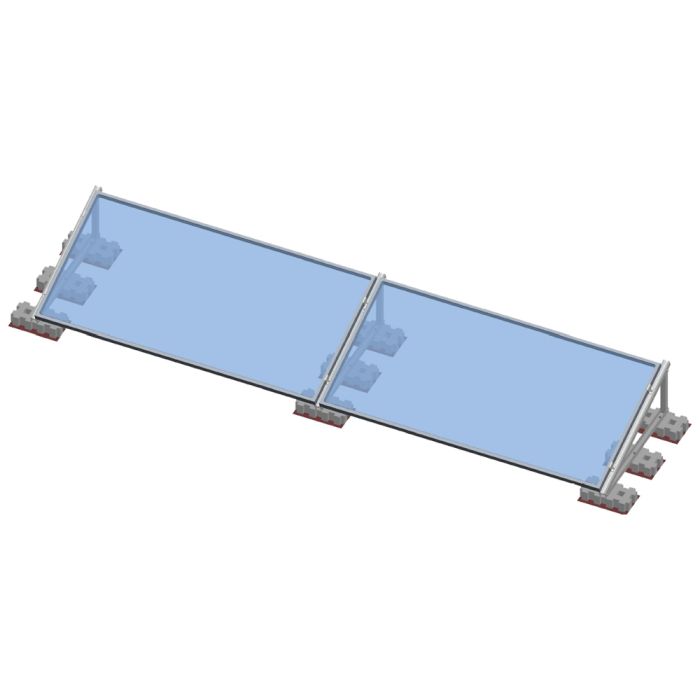 Монтажний набір (2 модулі, баластна система з кутом нахилу 15)
