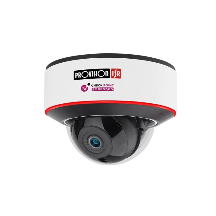 IP-відеокамера 5 Мп Provision-ISR DAI-350IPSN-28-V4 (2.8 мм) антивандальна з вбудованим мікрофоном і відеоаналітикою для системи відеонагляду