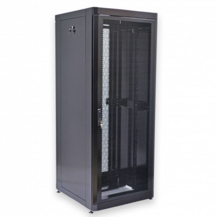 Шафа серверна CMS 42U 800 х 865 UA-MGSE4288PB з перфорованими дверима для мережевого обладнання