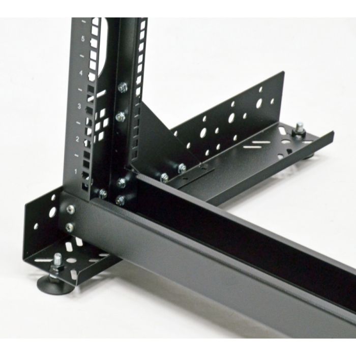 Стійка однорамна CMS UA-OF42-S-BK 42U чорна (без ніг)