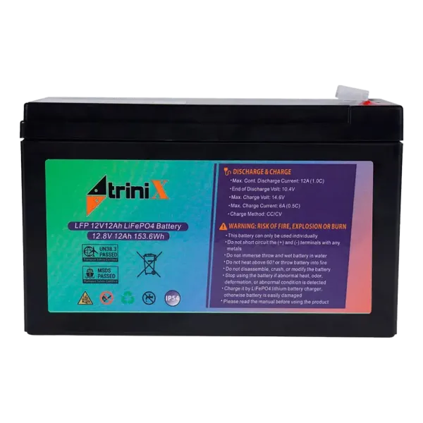 TRINIX LFP 12V12Ah LiFePo4 Акумуляторна батарея