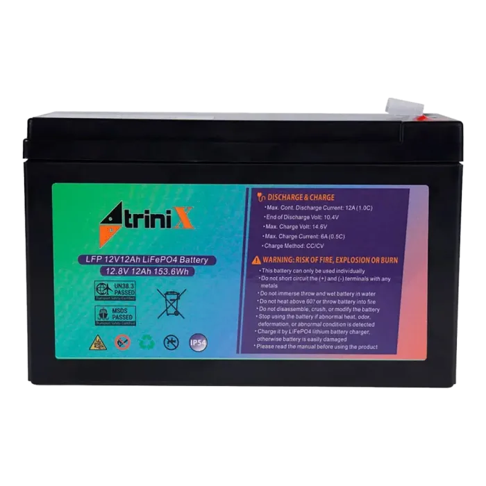 TRINIX LFP 12V12Ah LiFePo4 Акумуляторна батарея