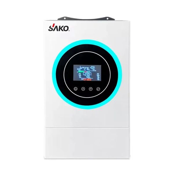 Гібридний сонячний інвертор Sako SUNON V 6.5кВА/6.2кВт 48В 120A MPPT з чистою синусоїдою