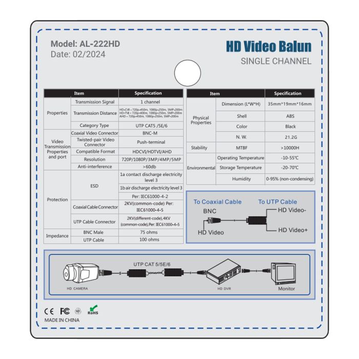 Приймач-передавач ATIS AL-222HD