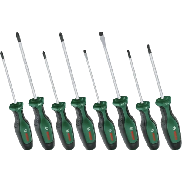 Bosch (1600A02BX8) PH/PZ/SL/Torx 8 шт Набір викруток