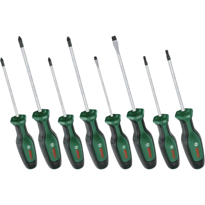 Bosch (1600A02BX8) PH/PZ/SL/Torx 8 шт Набір викруток