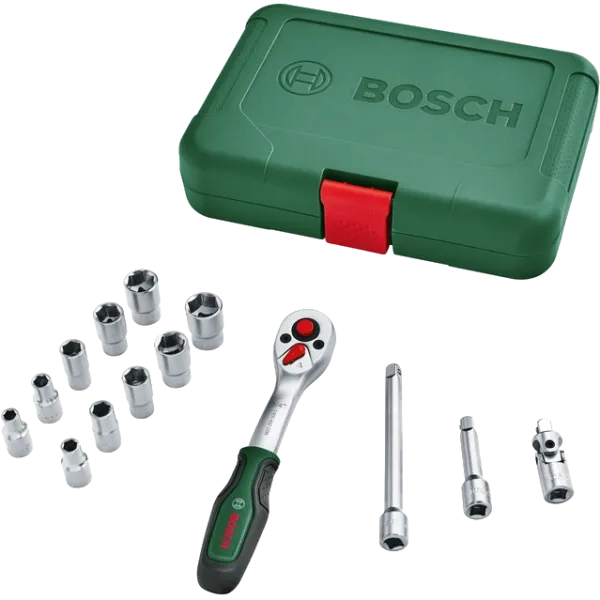 Bosch (1600A02BY0) 1/4" 14 шт Набір торцевих головок