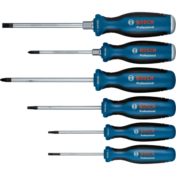 Bosch Professional (1600A02CV3) SL / PH / PZ / TX 6 шт Набір викруток